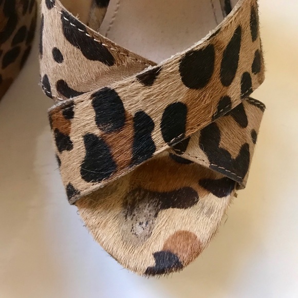 Steve Madden Leopard Print Pony Hair Platforms - Picture 6 of 6